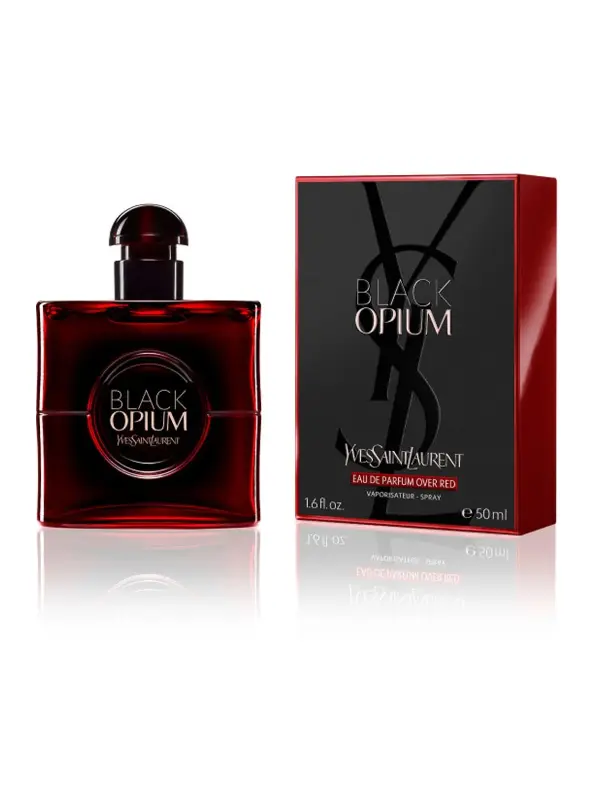 black-opium-box Yves Saint Laurent Black Opium Over Red